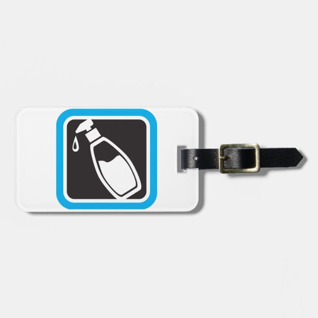 Liquid Soap Dispenser Pump Bottle Icon Bagagebricka (Horisontell Framsida)
