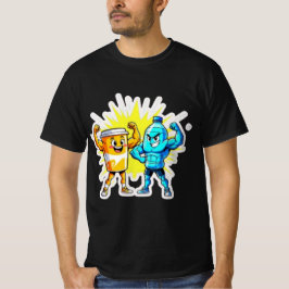 Liquid Strength – Funny Juice & Water Muscle Desig T Shirt