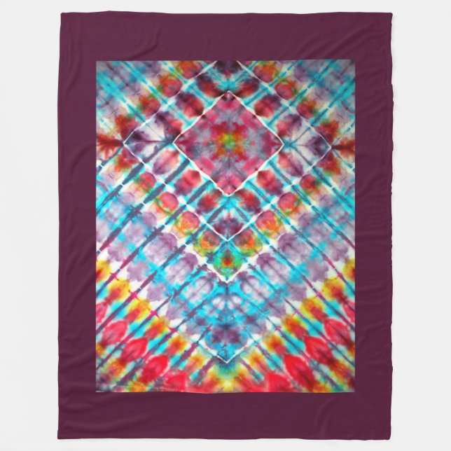 Liquid Vector Pattern Fleece Blanket (Framsidan)