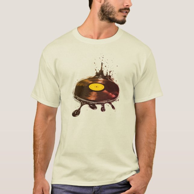 Liquid Vinyl - Retro Edition T Shirt (Framsida)