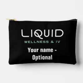 Liquid Wellness & IV - Black Accessory Pouch
