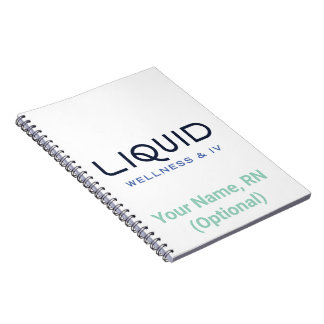 Liquid Wellness & IV Notebook Anteckningsbok