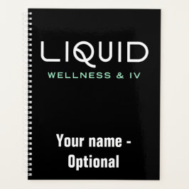 Liquid Wellness & IV Planner - Svart