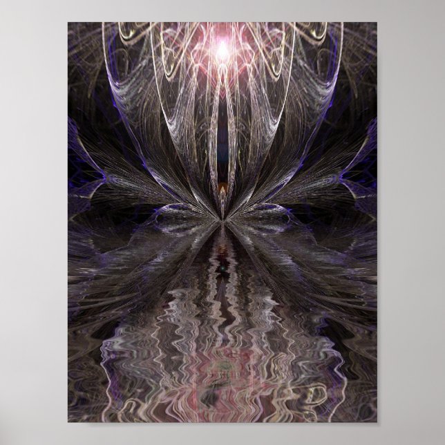 LiQuidLiGht vägen.. Utskrift Poster (Framsidan)