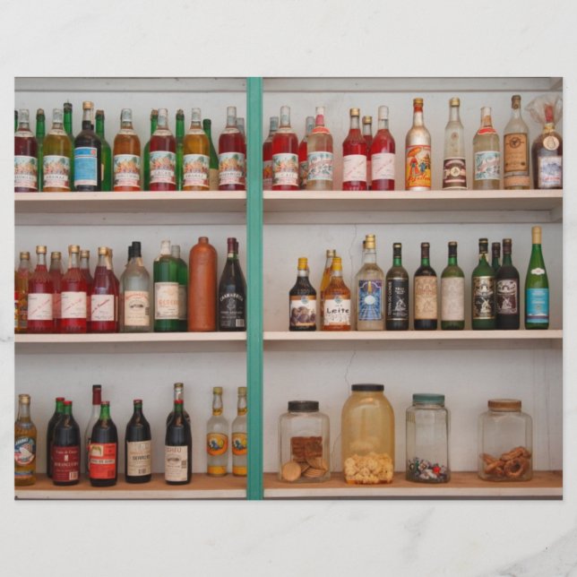 Liquor flaskor reklamblad (Framsidan)