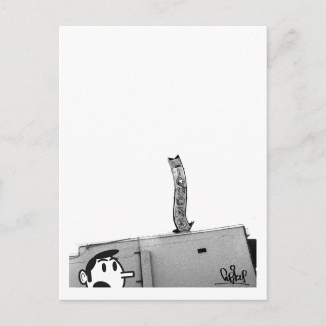 Liquor Ner hit Vykort (Framsida)