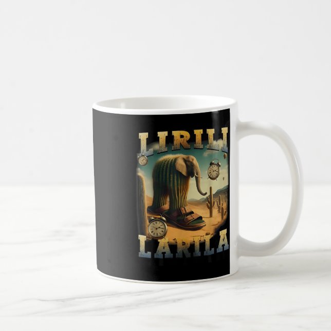 Lirili Larila - italiensk hjärnrot meme  Kaffemugg (Höger)