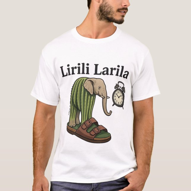 Lirili Larila Shirt - Unik och konstnärlig apparat T (Framsida)