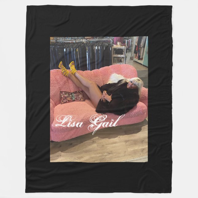 Lisa Gail Blanket! Fleecefilt (Framsidan)