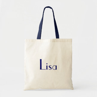 Lisa in Navy Tygkasse