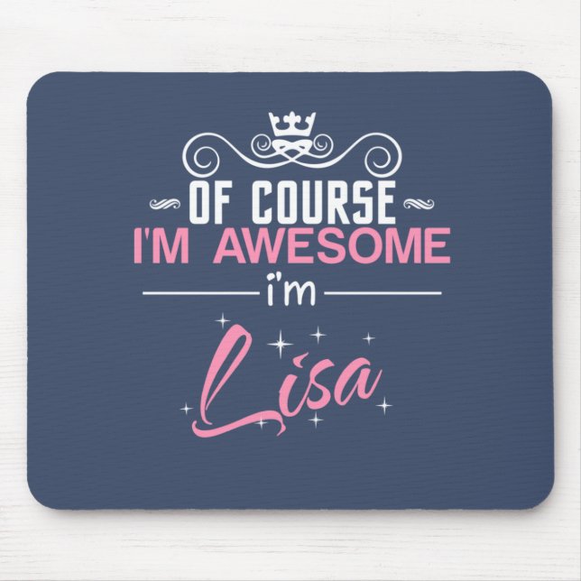 Lisa, jag är fantastisk och Lisa namn Musmatta (Framsidan)