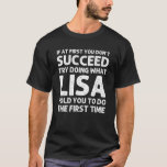 LISA Namn Personlig Birthday Funny Jul Jo T Shirt<br><div class="desc">LISA Namn Personlig Birthday Funny Joke</div>