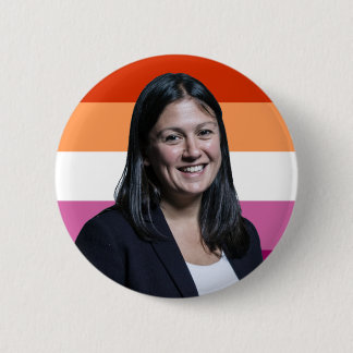 Lisa Nandy Lesbisk Flagga Badge Knapp