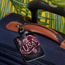 Lisa's Floral Namplate