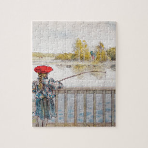 Lisbeth fiske av Carl Larsson Pussel