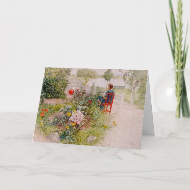 Lisbeth i blomsterträdgården kort (Framsida)