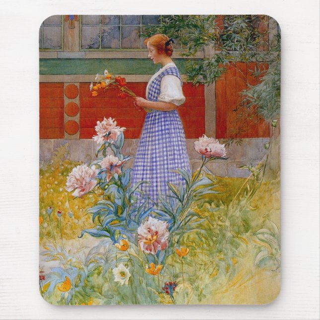 Lisbeth med Peonies Musmatta (Framsidan)