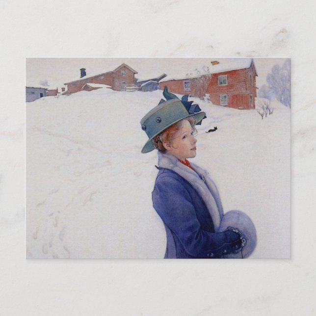 Lisbeth's New Hat Vykort (Framsida)