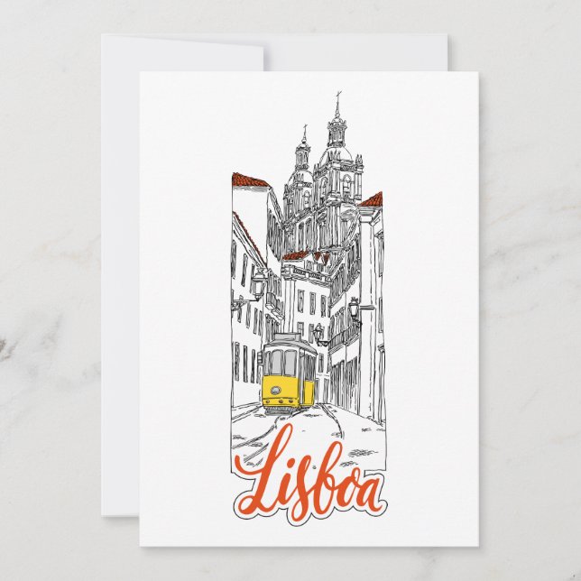 Lisboa Julkort (Framsida)