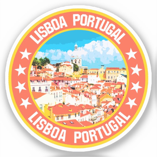 Lisboa Klistermärken (Framsida)
