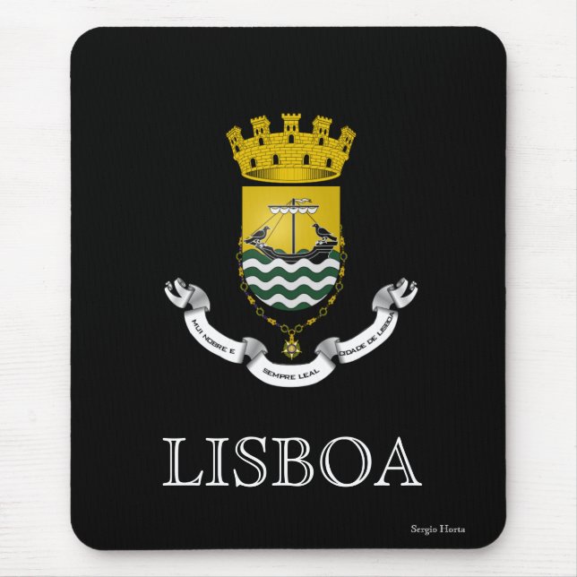 Lisboa Mousepad Musmatta (Framsidan)