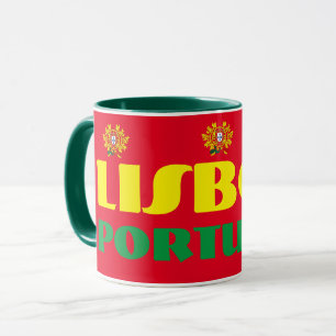 Lisboa Portugal kaffemugg