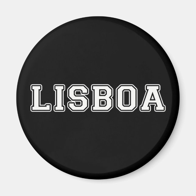 Lisboa Portugal Magnet (Framsidan)