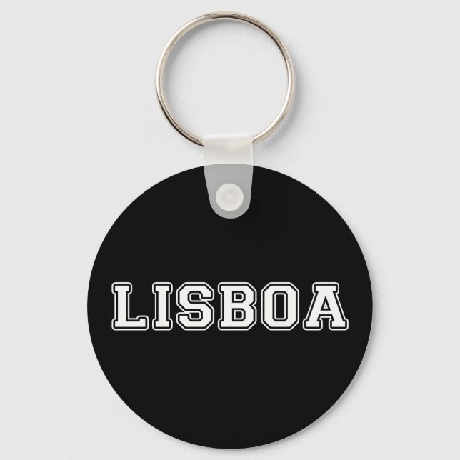 Lisboa Portugal Nyckelring (Framsida)