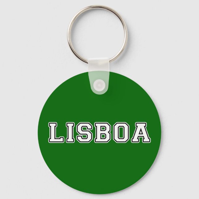 Lisboa Portugal Nyckelring (Framsida)