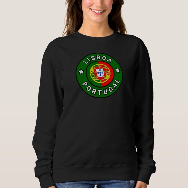 Lisboa Portugal T Shirt (Framsida)