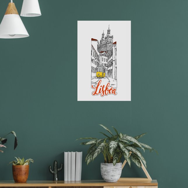 Lisboa Poster (Vardagsrum 1)