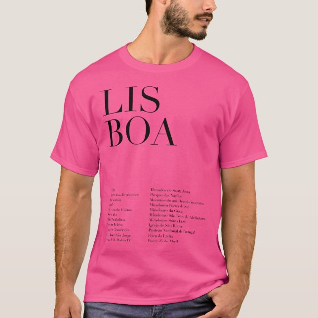 Lisboa T Shirt (Framsida)