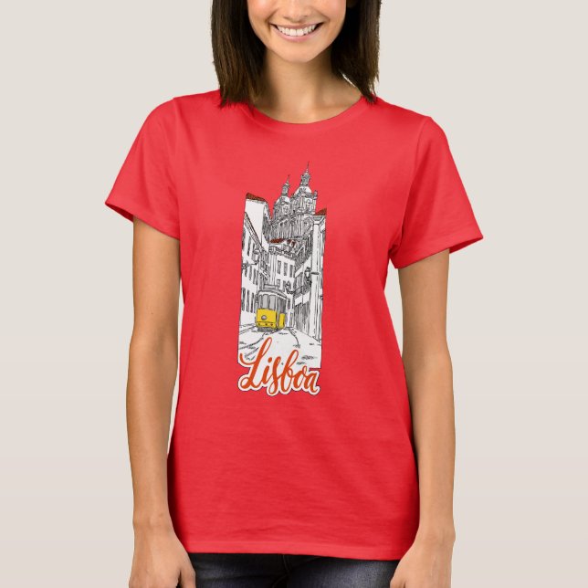 Lisboa T Shirt (Framsida)