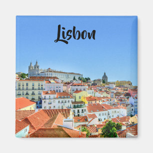 Lisbon byggnadmagnet magnet
