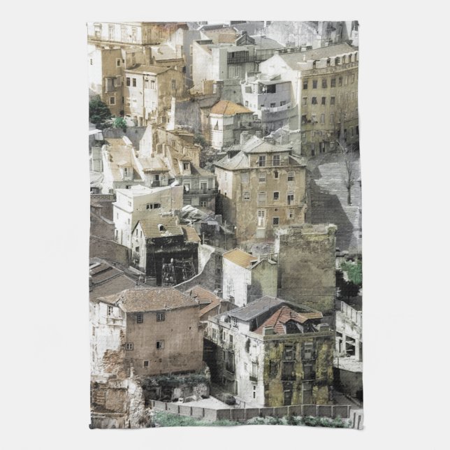 LISBON CITYSCAPE (BESKÅDA FRÅN SLOTT FÖR ST KÖKSHANDDUK (Vertikal)