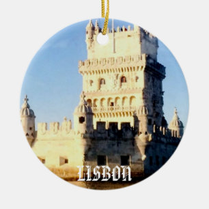 Lisbon julprydnad julgransprydnad keramik