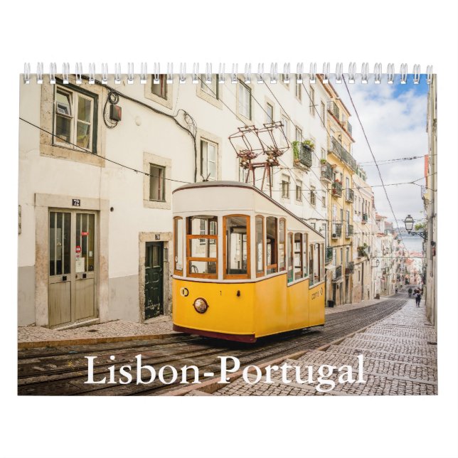 Lisbon-Portugal Calendar Kalender (Omslag)
