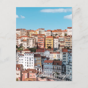 Lisbon Portugal reser vykortet Inbjudan Vykort
