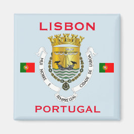 Lisbon Portugal vapensköldmagnet Magnet