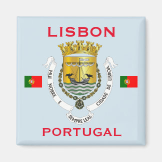 Lisbon Portugal vapensköldmagnet Magnet