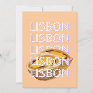Lisbon Resekonst, Orange, Portugal Resekonst Julkort