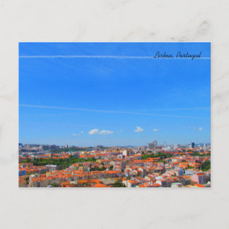Lisbon Skyline ~ Lisbon, Portugal Vykort