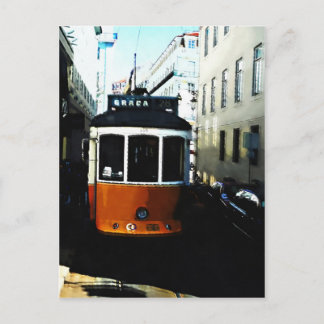 Lisbon spårvagn vykort