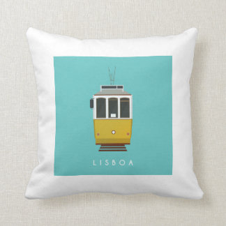 Lisbon Tram Pillow Kudde
