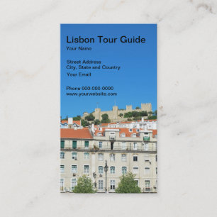 Lisbon turnerar vägleder visitkorten visitkort