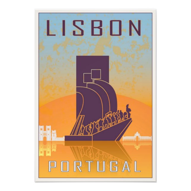 Lisbon vintage poster (Framsidan)