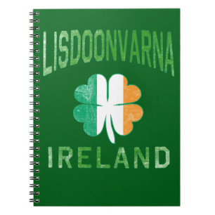 LISDOONVARNA Ireland Anteckningsbok Med Spiral