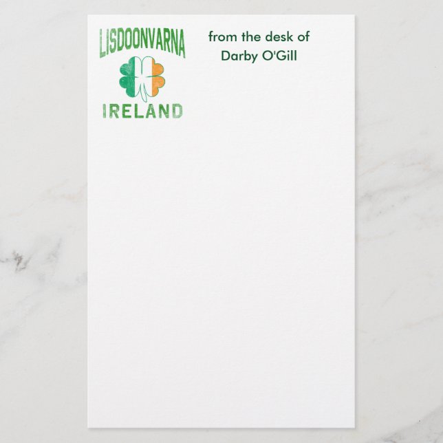LISDOONVARNA Ireland Brevpapper (Framsida)