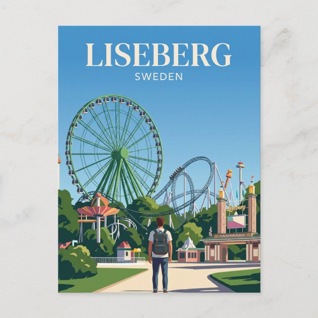 Liseberg nöjespark Sverige Vykort (Framsida)