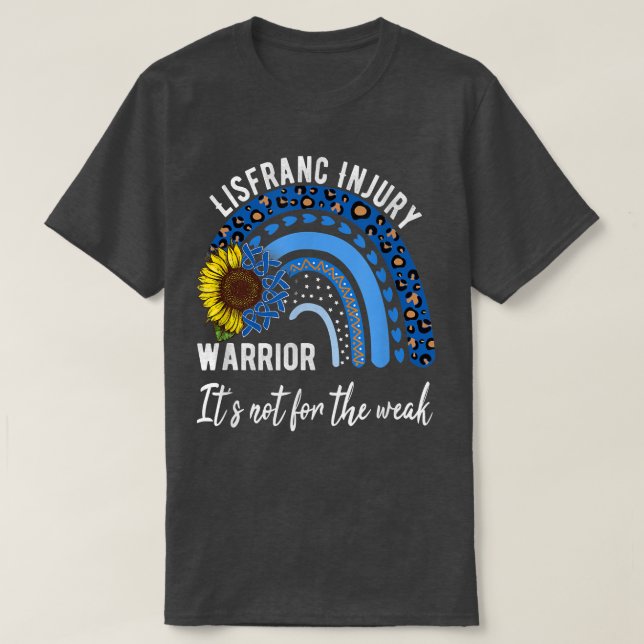 Lisfranc Injury, medvetandegörande T Shirt (Design framsida)